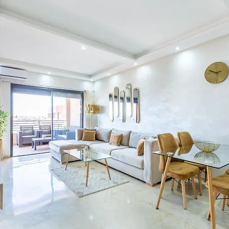 New! Superbe appartement à Majorelle,terrace,IPTV. Marrakesh Extérieur photo